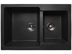 Granfest Мойка кухонная Practic GF-P780K Черный – фотография-1